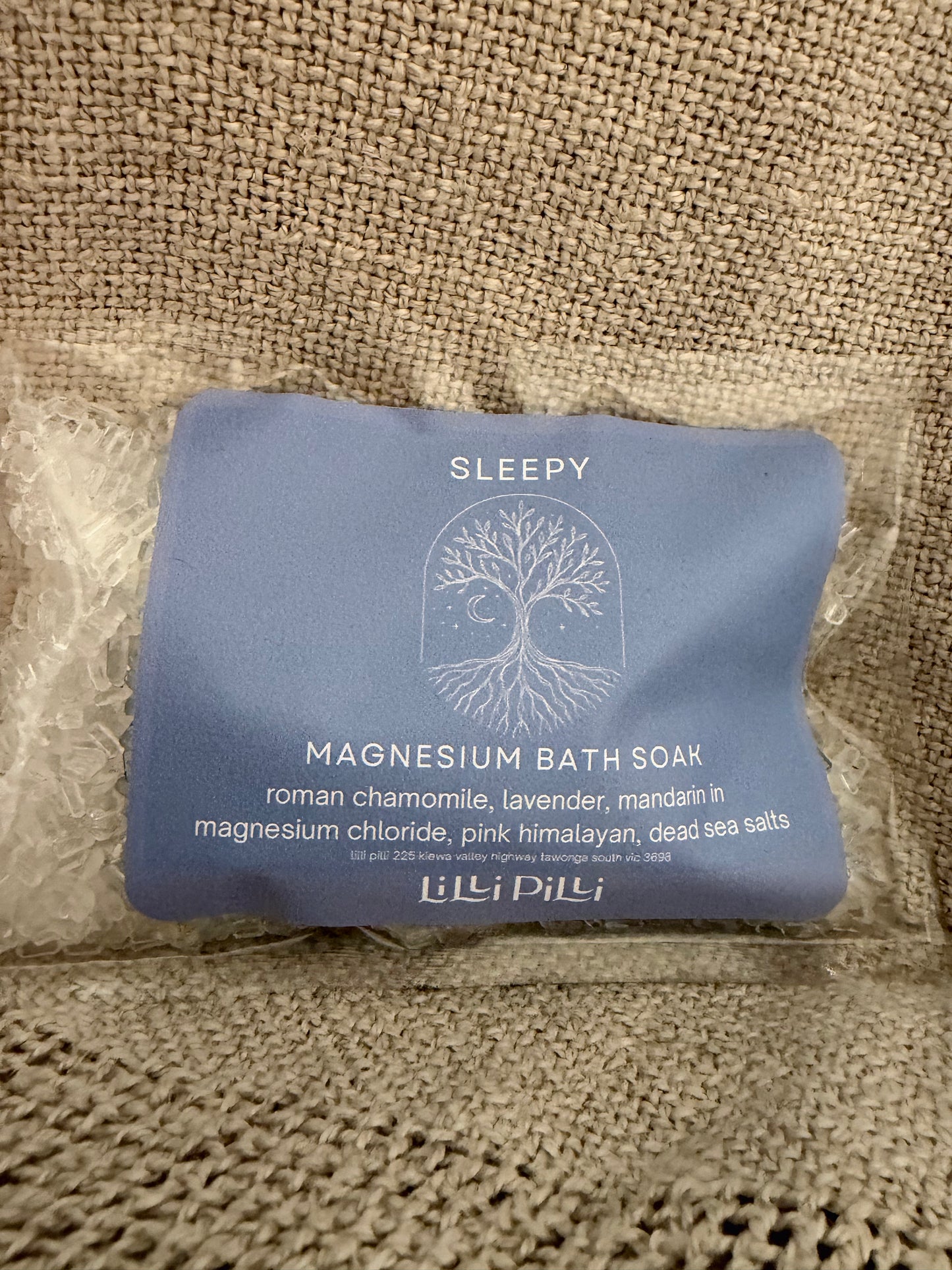 magnesium bath soak sleepy